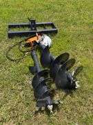 2025 Wolverine Skid Steer Auger Drive & Bits - 12” & 18” augers
