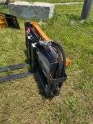 2025 Wolverine Skid Steer Pallet Fork - Hydraulic Adjustable - Model PFA-11-3300G - SN ZW01784