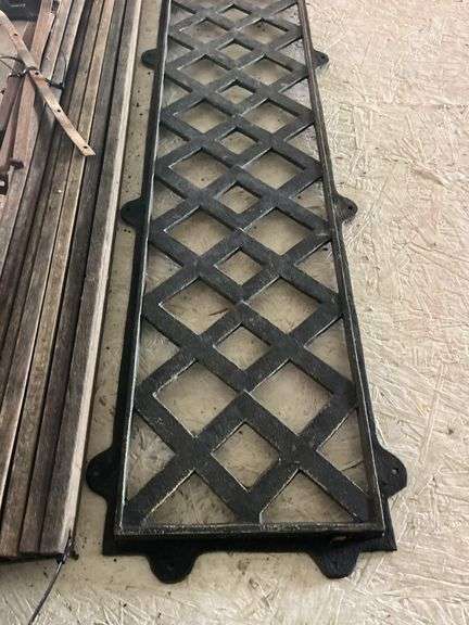 Vintage Cast Iron Bench