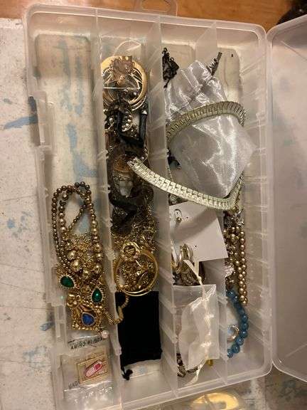 Costume Jewelry in Organizer