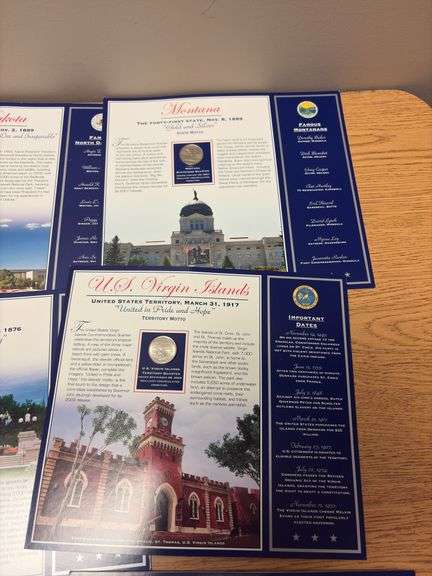 State Quarter Collector Cards