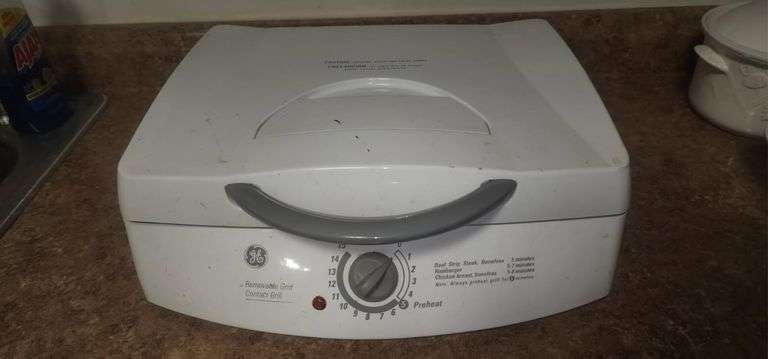 GE Contact Grill with Removable Plate