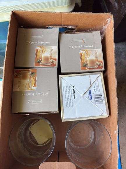Assorted Mason Jars and Glassware