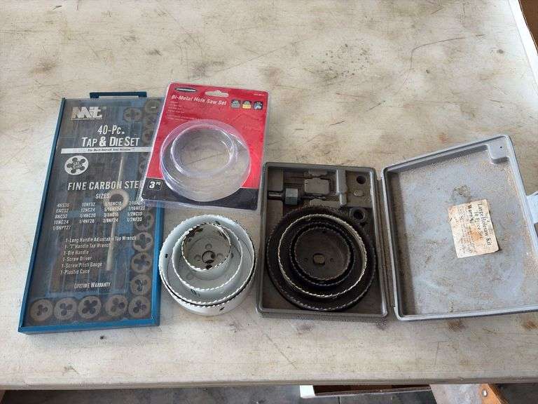 Tap & Die Set & Hole Saws image