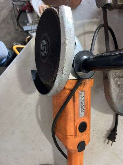Milwaukee Bandsaw and Large Angle Grinder