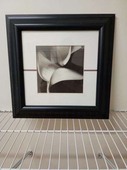 Abstract Framed Wall Art 16"x16" image