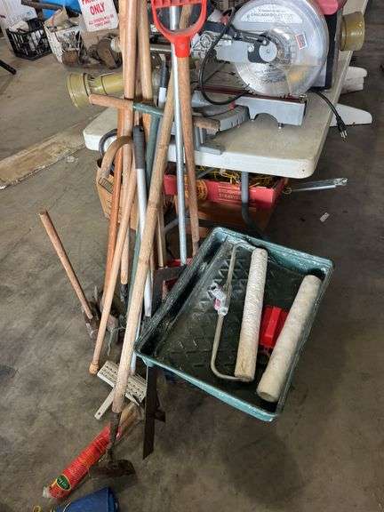 Long Handle Tools and large Paint Rollers