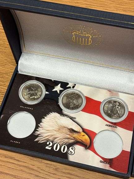 Kentucky Statehood Quarter Collection & (2) 2008 State Quarter sets - incomplete
