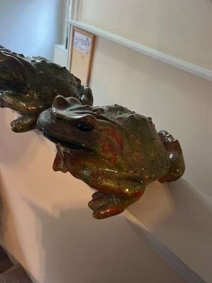 Pair of Ceramic Toads