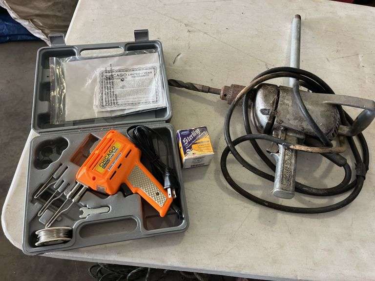 Soldering Iron and Electric Drill