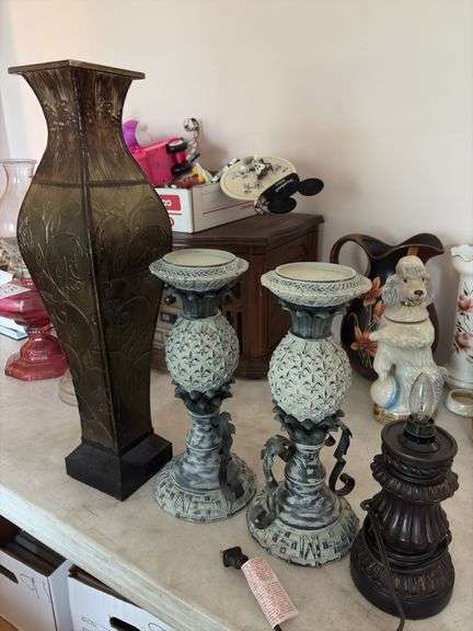 Candle Stands and Vases