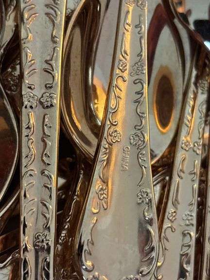 Set of Gold Colored Utensils