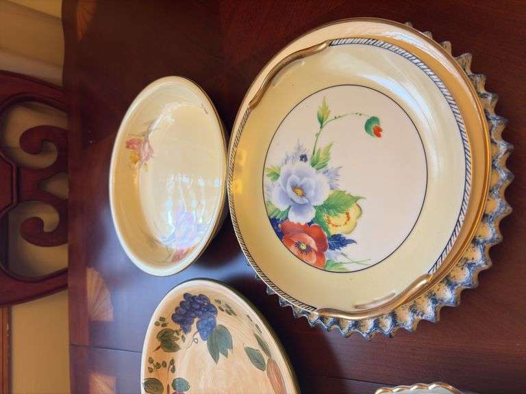 Large Group of Assorted Plates and Bowls