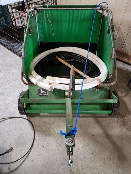 John Deere 31T Yard Sweeper and Contents image