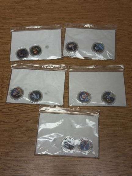 Space Coin Collection Colorized Half Dollars image