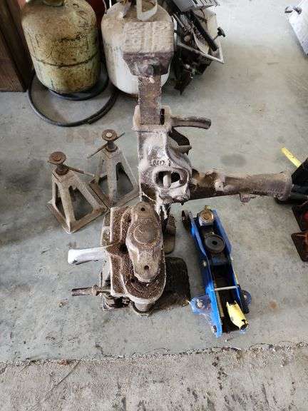 Floor Jack, Barn Jack, Jack Stands and Multipurpose 2 Cyclinder Jack (needs oil)