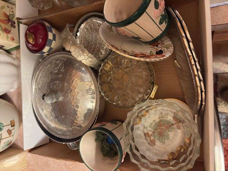 2 Box Lots of Assorted Glassware