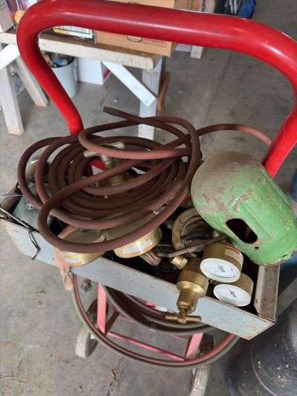 Torch Cart with Accessories and 2 Tanks