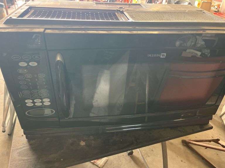 Microwave and Stand