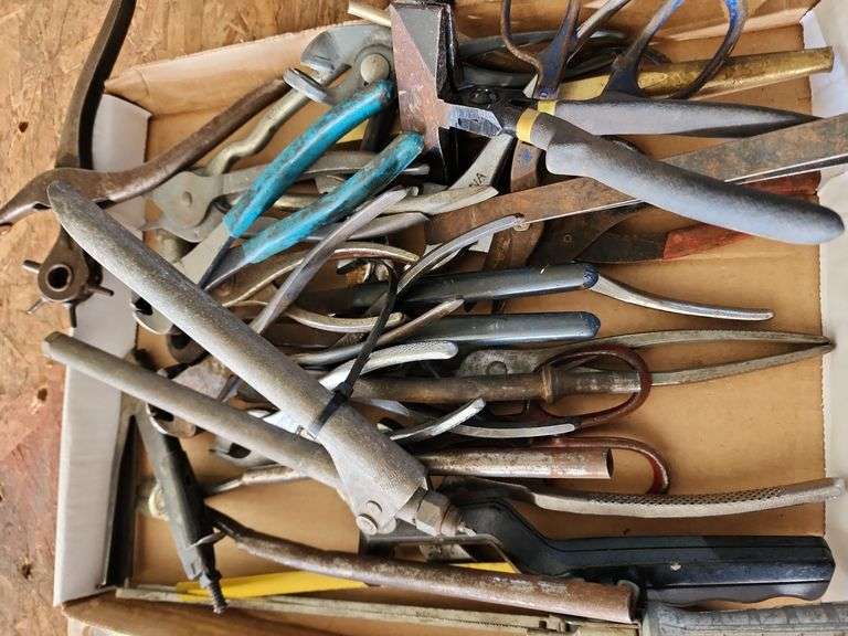 Assorted Hand Tools, Screwdrivers, Sockets, and Miscellaneous Hardware