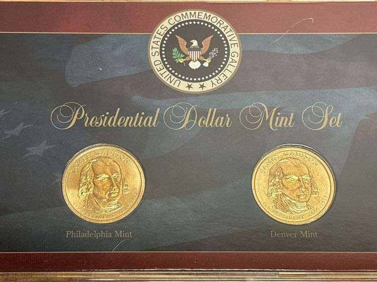 6 Presidential Dollar Mint Sets