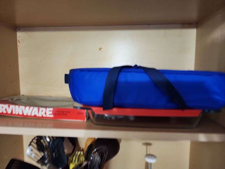 Contents of Cabinet - Servimg Utensils and Assorted Kitchenware