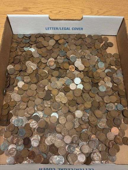 Huge Collection of Wheat Pennies image