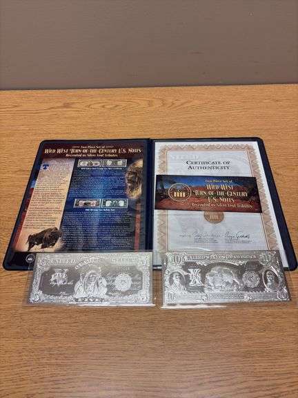 Wild West Turn of the Century Silver Leaf Tribute Set image