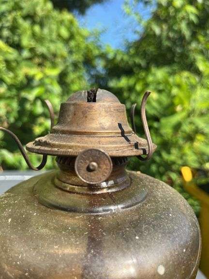 Aladdin and Waterbury Oil Lamps no chimneys