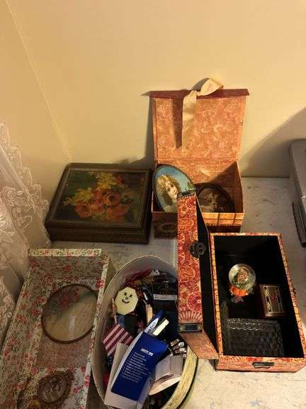 Group of Boxes with Contents