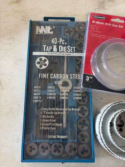 Tap & Die Set & Hole Saws