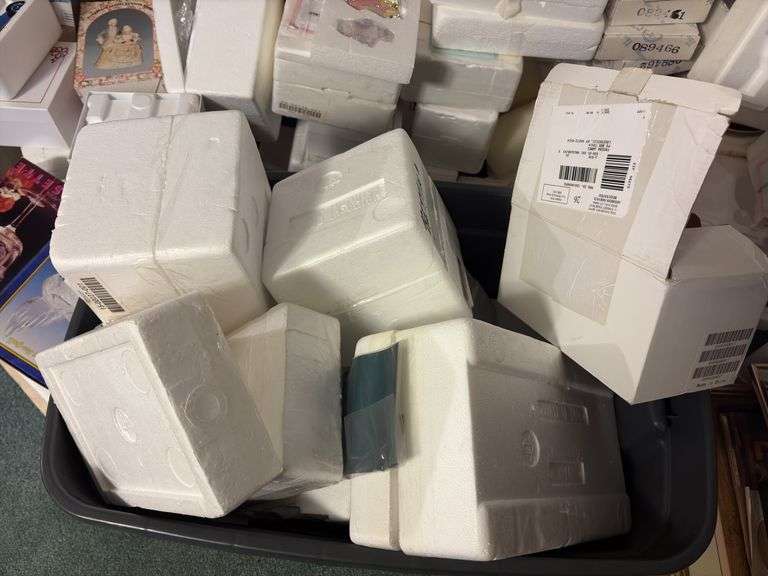 HUGE collection of Bradford Edition Collectable  Porcelain Plates, Figurines, Decor, misc - some are unopened  - BRING BOXES TO PACK