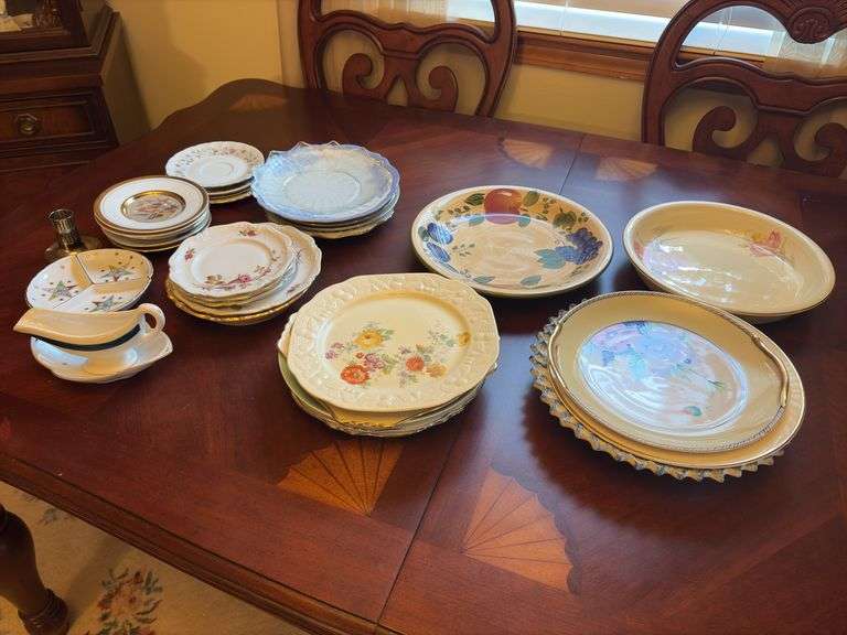 Large Group of Assorted Plates and Bowls