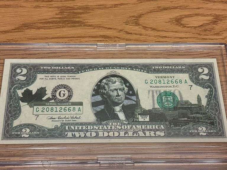 (13) 50 State $2 Bank Notes