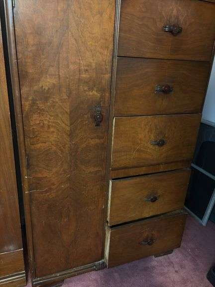 Cedar Lined Wardrobe - 61”H x 36”W x 21”D