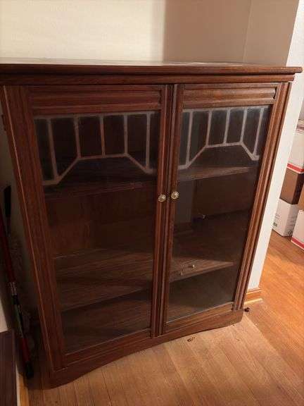 Glass Front Display Cabinet - 45”H x 36”W x 14”d