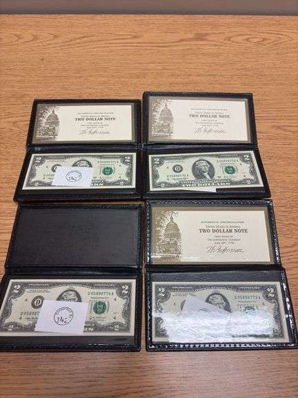 4 Uncirculated $2 Notes image