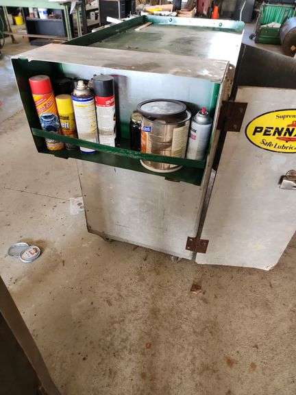 Aluminum Paint/Utility Cabinet 41"x24"x40"
