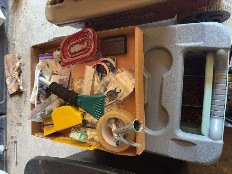 Pair of Lawn Buddy Carts and Assorted Hardware
