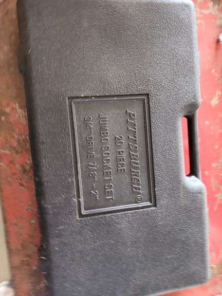 Pittsburgh 20 Piece Jumbo Socket Set 3/4" Drive