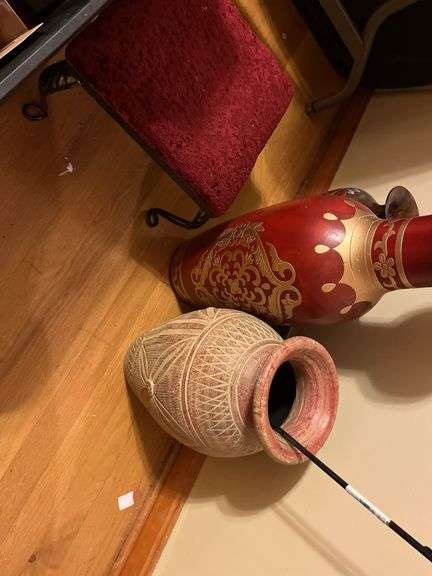 Stool Vases and Figurines