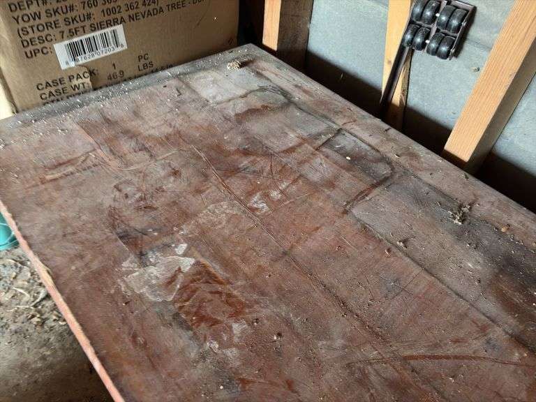 Cedar Blanket Chest - 52”W x 20”H x 20”D - damaged