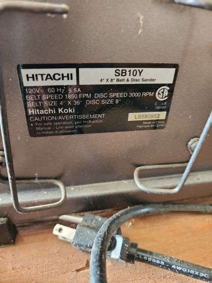 Hitachi Belt and Disc Sander