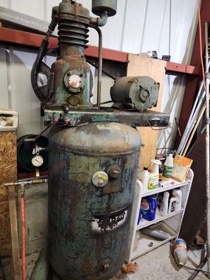 Large Air Compressor - buyer is responsible for unwiring - see description image