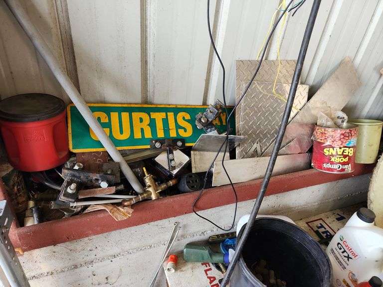 Assorted Fittings, Scrap Metal, Nuts and Bolts