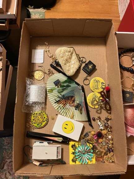 Fans Pins and Costume Jewelry