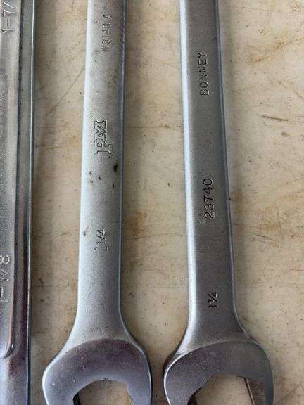 (4) 12pt Combination Wrenches - SAE