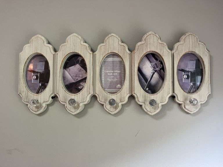 Decorative Wall Peacock 35” and Picture Frame