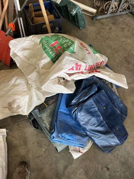 ￼ Tarps and Seed Sacks image
