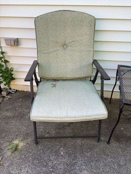 2 Patio Chairs and Side Table